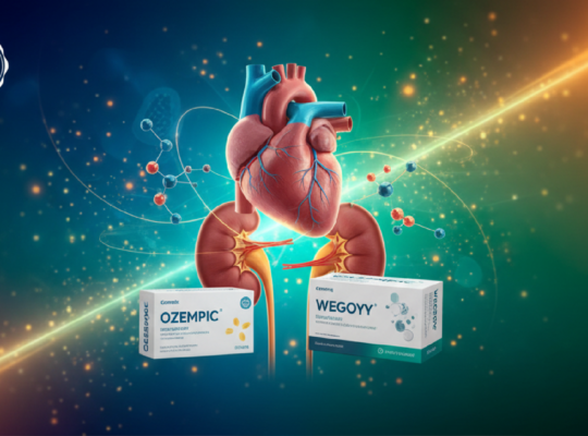 Imagem ilustrativa sobre Anvisa aprova Ozempic e Wegovy para risco cardiovascular e doença renal crônica