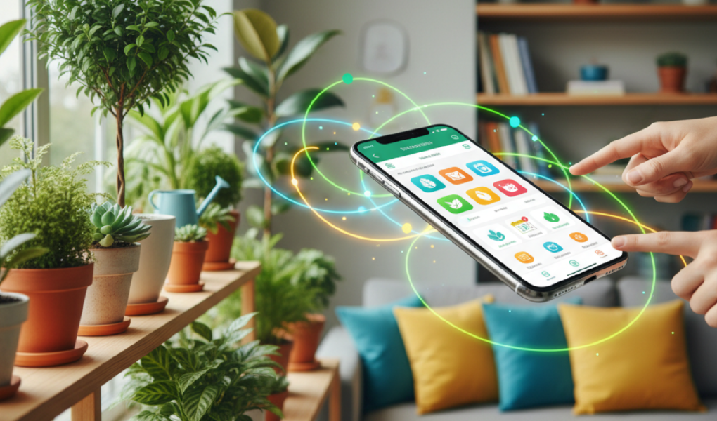 Imagem ilustrativa sobre Como usar apps para cuidar das plantas sem virar escravo do celular