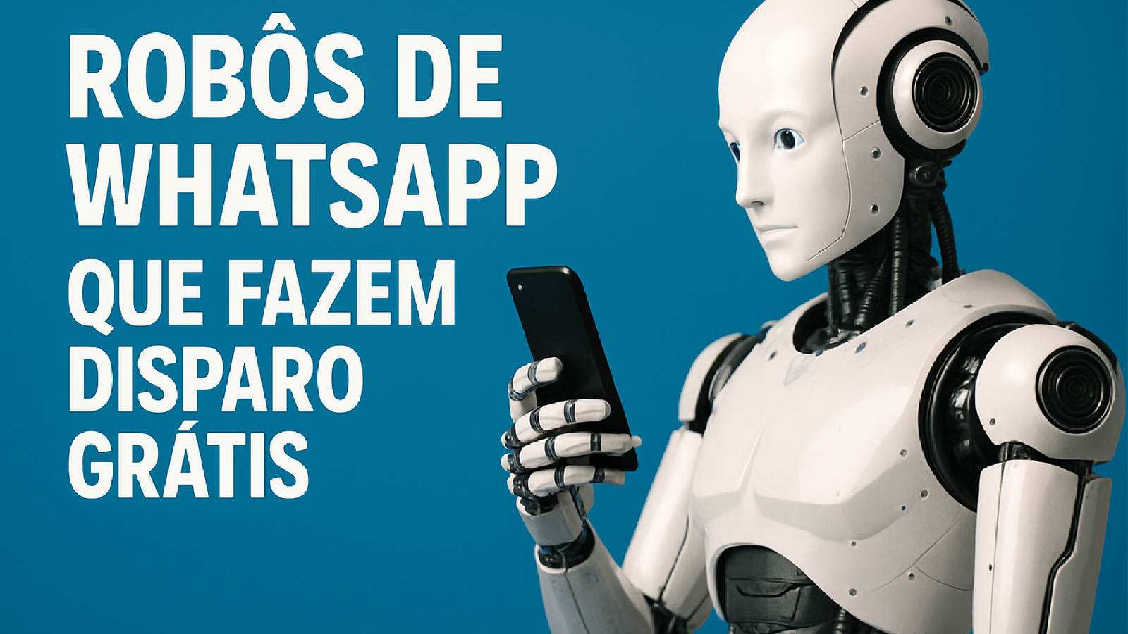 Imagem ilustrativa sobre Crie uma matéria chamada: "Robôs de WhatsApp Que fazem Disparo Grátuitamente" Crie uma matéria compl