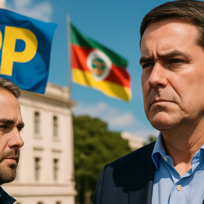 Imagem ilustrativa sobre Desembarque do PP sela distanciamento entre direita e Eduardo Leite no RS