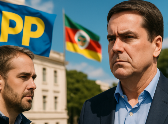Imagem ilustrativa sobre Desembarque do PP sela distanciamento entre direita e Eduardo Leite no RS