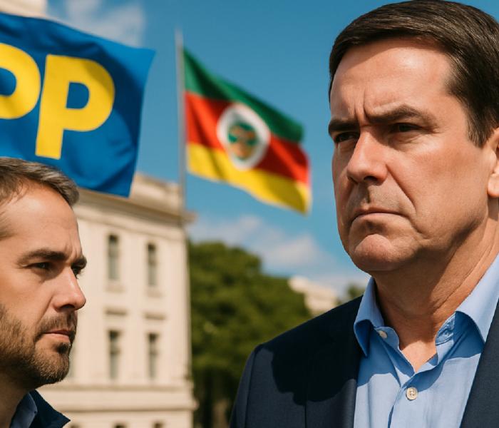 Imagem ilustrativa sobre Desembarque do PP sela distanciamento entre direita e Eduardo Leite no RS