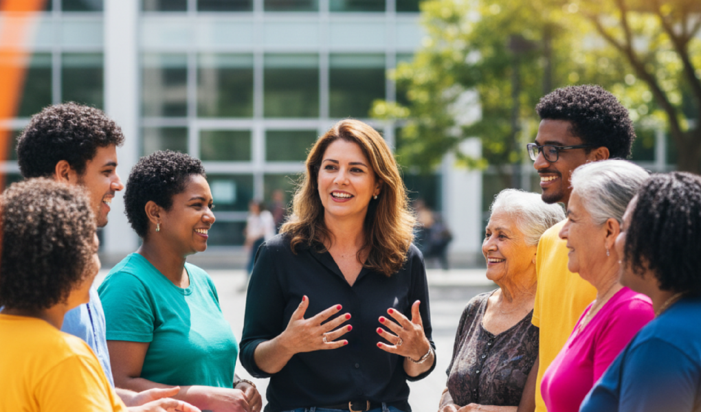 Imagem ilustrativa sobre Diálogos com Todos: Professora Giovanna Macedo