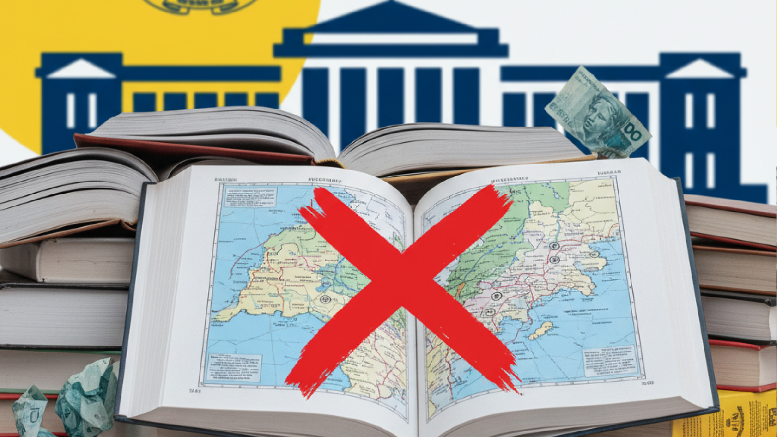 Imagem ilustrativa sobre Governo de SP diz que gastou R$ 29 milhões em material didático com erro sobre a Segunda Guerra