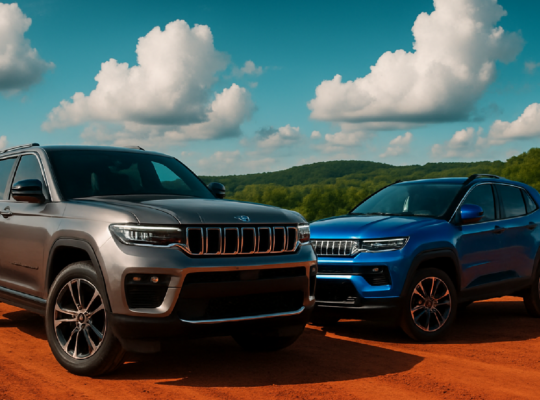 Imagem ilustrativa sobre Jeep mata Grand Cherokee e Compass 4xe para focar em híbridos nacionais