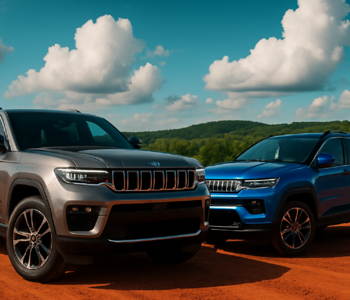 Imagem ilustrativa sobre Jeep mata Grand Cherokee e Compass 4xe para focar em híbridos nacionais
