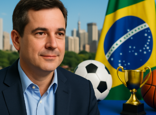 Imagem ilustrativa sobre Mello Araújo diz que clubes que aderirem a projeto sobre esporte poderão abater dívidas com municípi