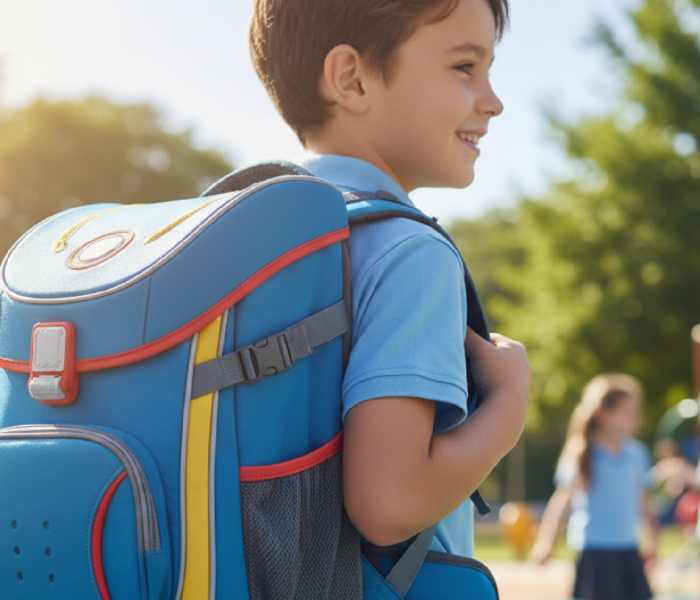 Imagem ilustrativa sobre Mochilas escolares: como evitar dores nas costas das crianças