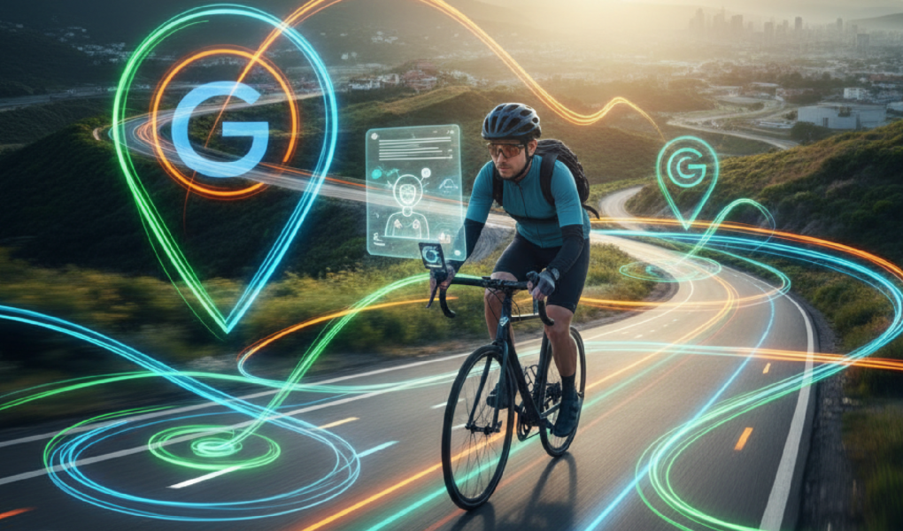 Imagem ilustrativa sobre O novo jeito de usar o Google Maps com Gemini que permite conversar com o trajeto enquanto você peda