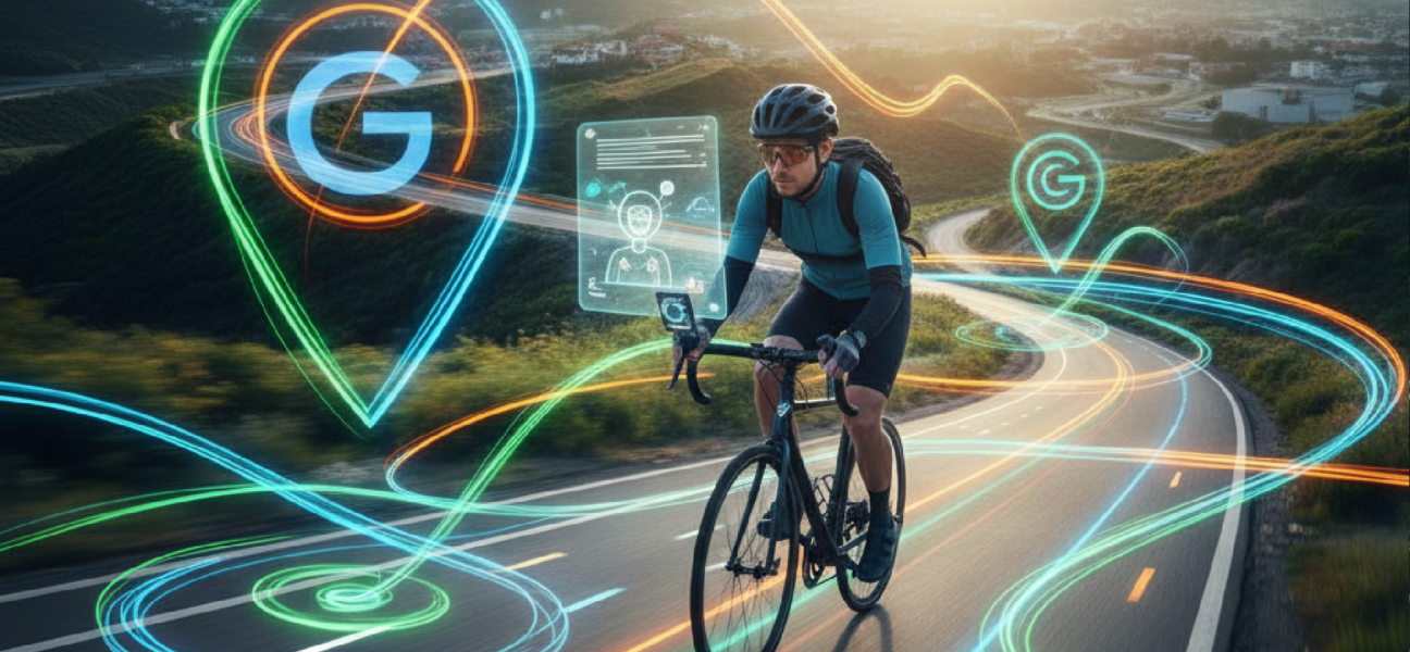 Imagem ilustrativa sobre O novo jeito de usar o Google Maps com Gemini que permite conversar com o trajeto enquanto você peda