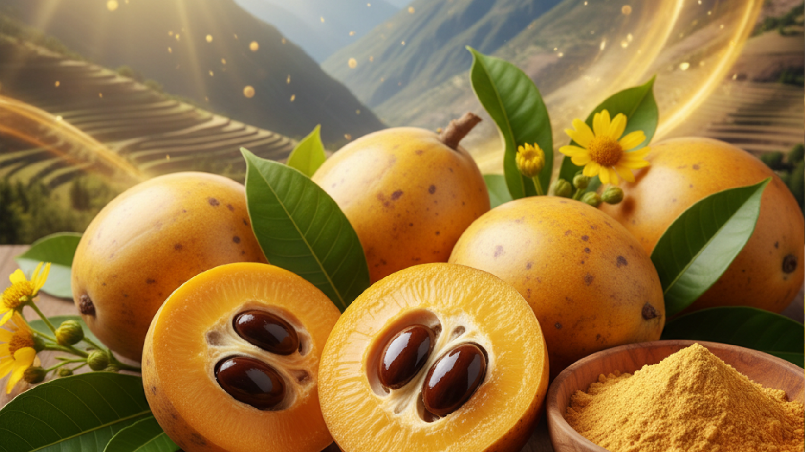 Imagem ilustrativa sobre O que é a lúcuma? Descubra os benefícios da “fruta de ouro” dos Andes