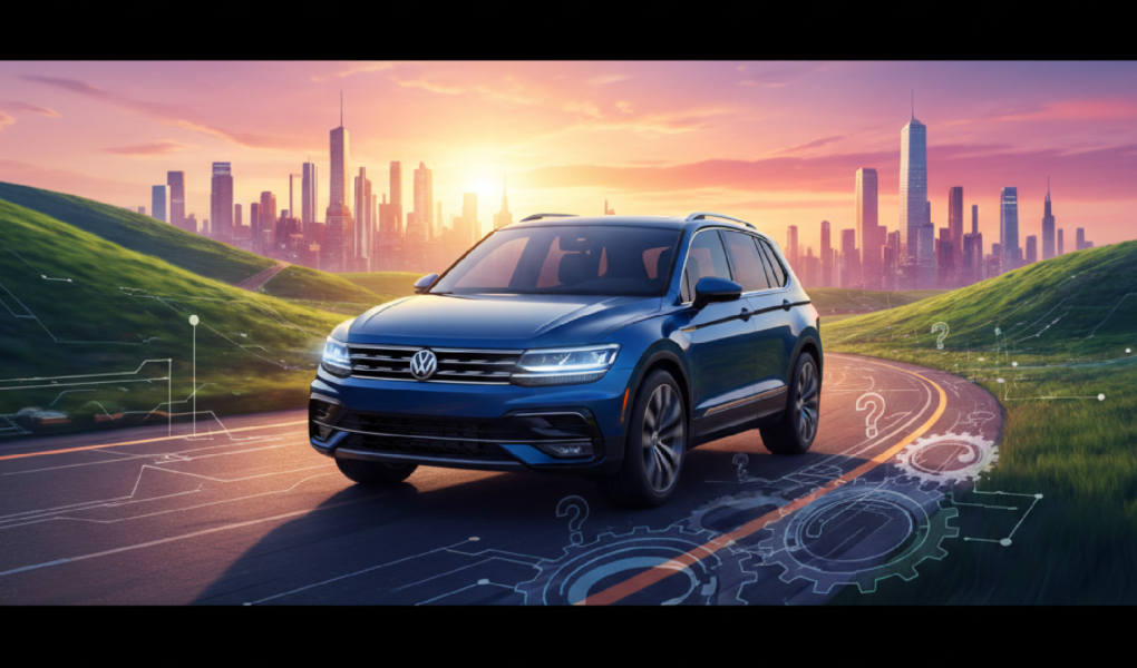 Imagem ilustrativa sobre Oficial: nova geração do VW Tiguan 2026 chega em março; motorização é dúvida