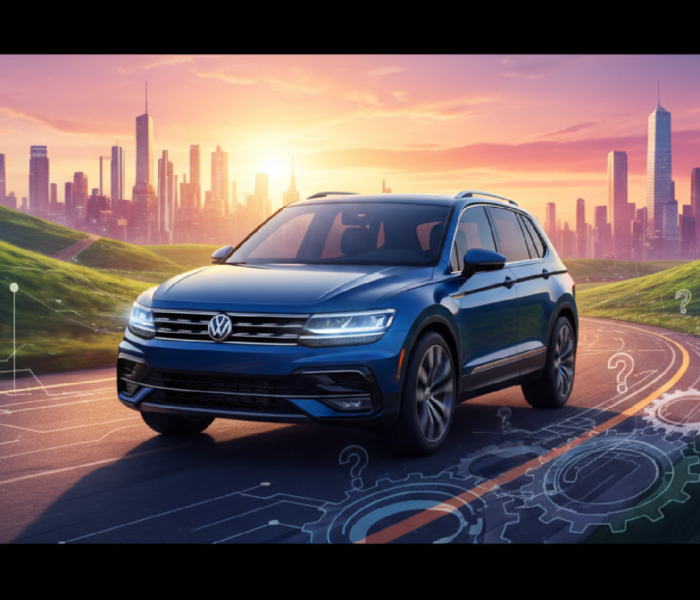 Imagem ilustrativa sobre Oficial: nova geração do VW Tiguan 2026 chega em março; motorização é dúvida