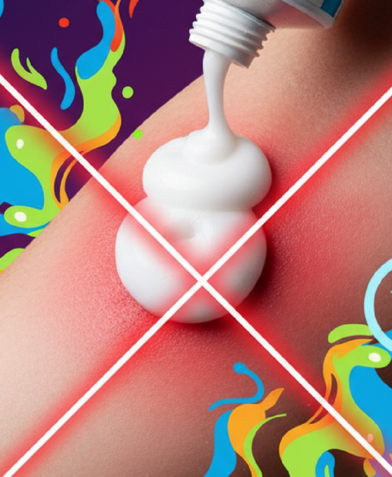 Imagem ilustrativa sobre Pasta de dentes não é solução para furúnculo – e pode agravar o problema