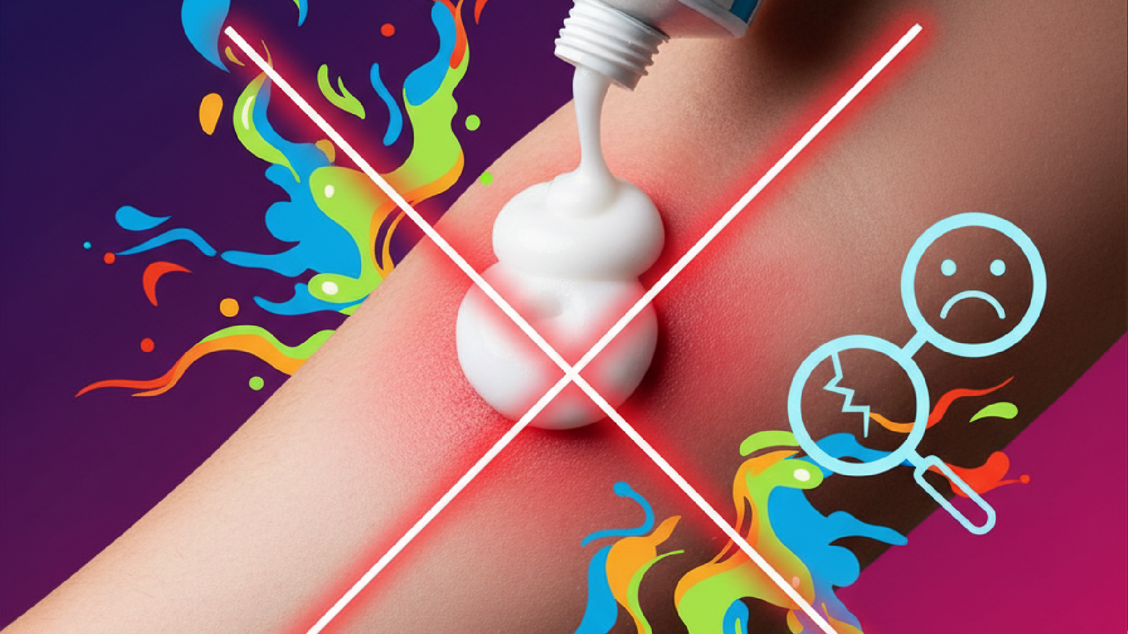 Imagem ilustrativa sobre Pasta de dentes não é solução para furúnculo – e pode agravar o problema