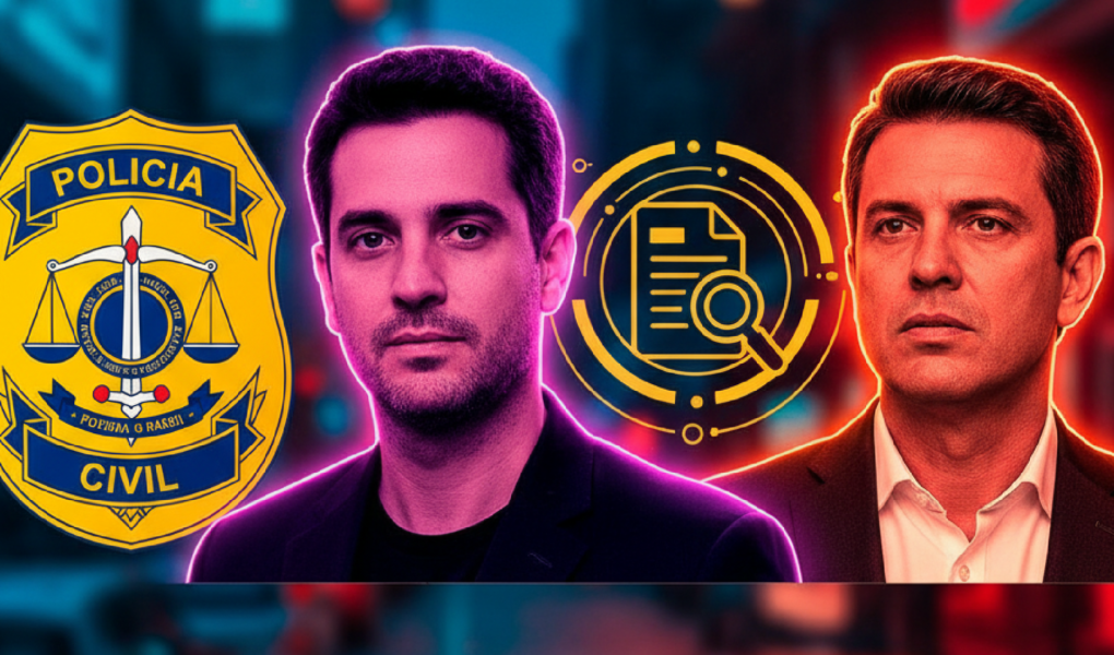 Imagem ilustrativa sobre Polícia Civil abre inquérito para investigar Dudu Camargo após queixa-crime de Luiz Bacci