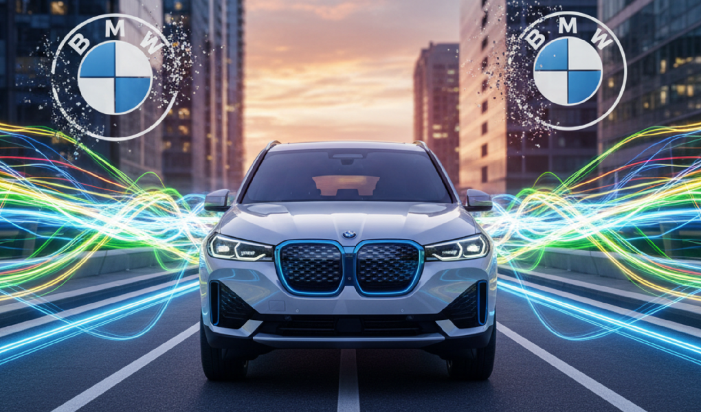 Imagem ilustrativa sobre Sentiu diferença? BMW muda seu logotipo de novo com chegada do IX3