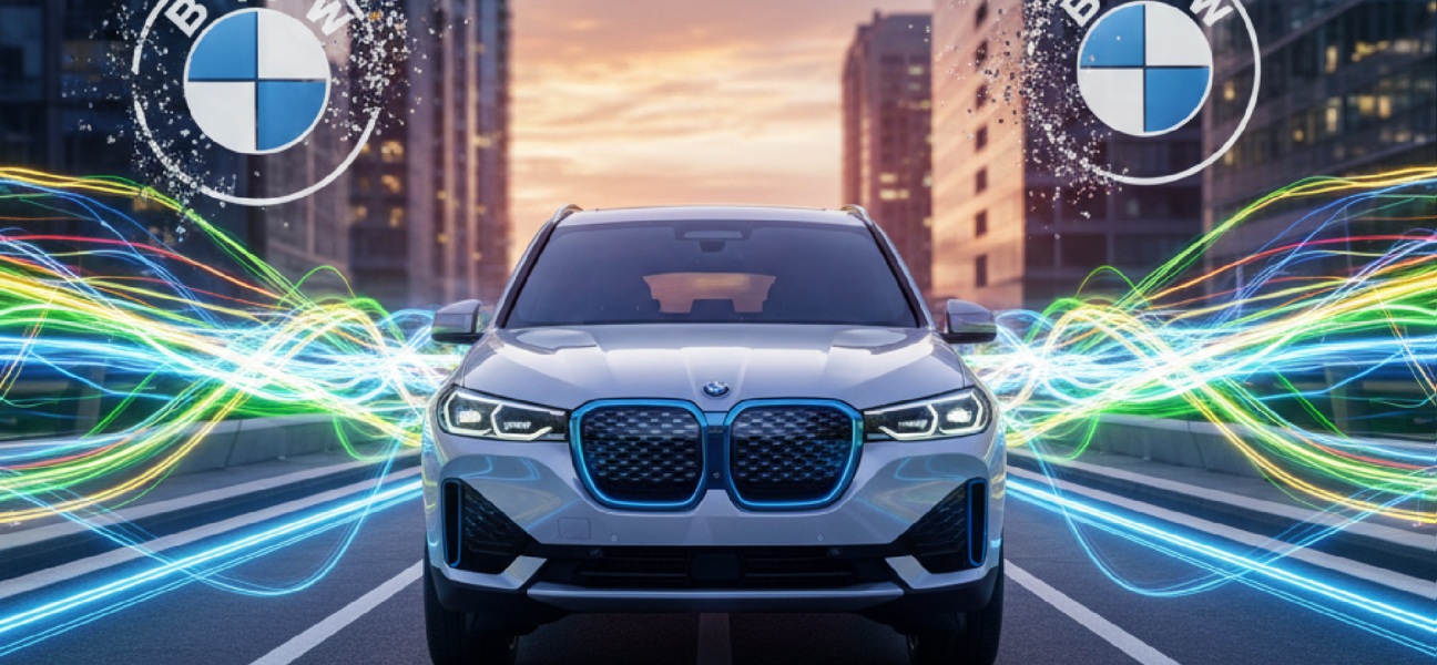 Imagem ilustrativa sobre Sentiu diferença? BMW muda seu logotipo de novo com chegada do IX3