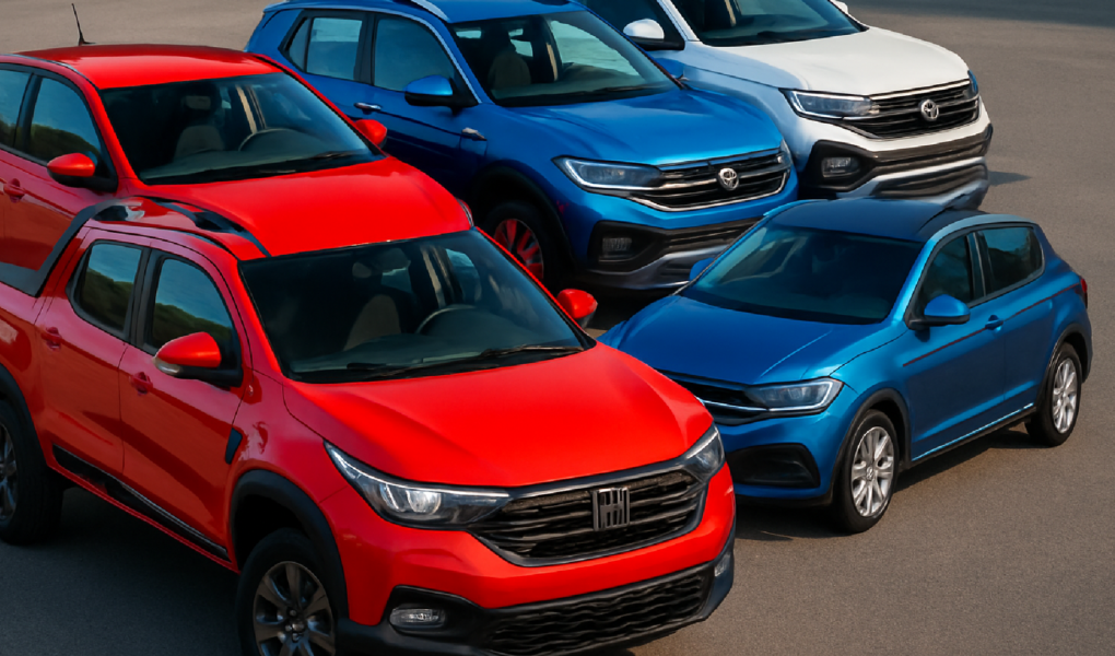 Imagem ilustrativa sobre Strada dispara e VW domina top 5: os 50 carros mais vendidos de janeiro