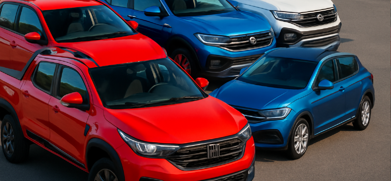 Imagem ilustrativa sobre Strada dispara e VW domina top 5: os 50 carros mais vendidos de janeiro