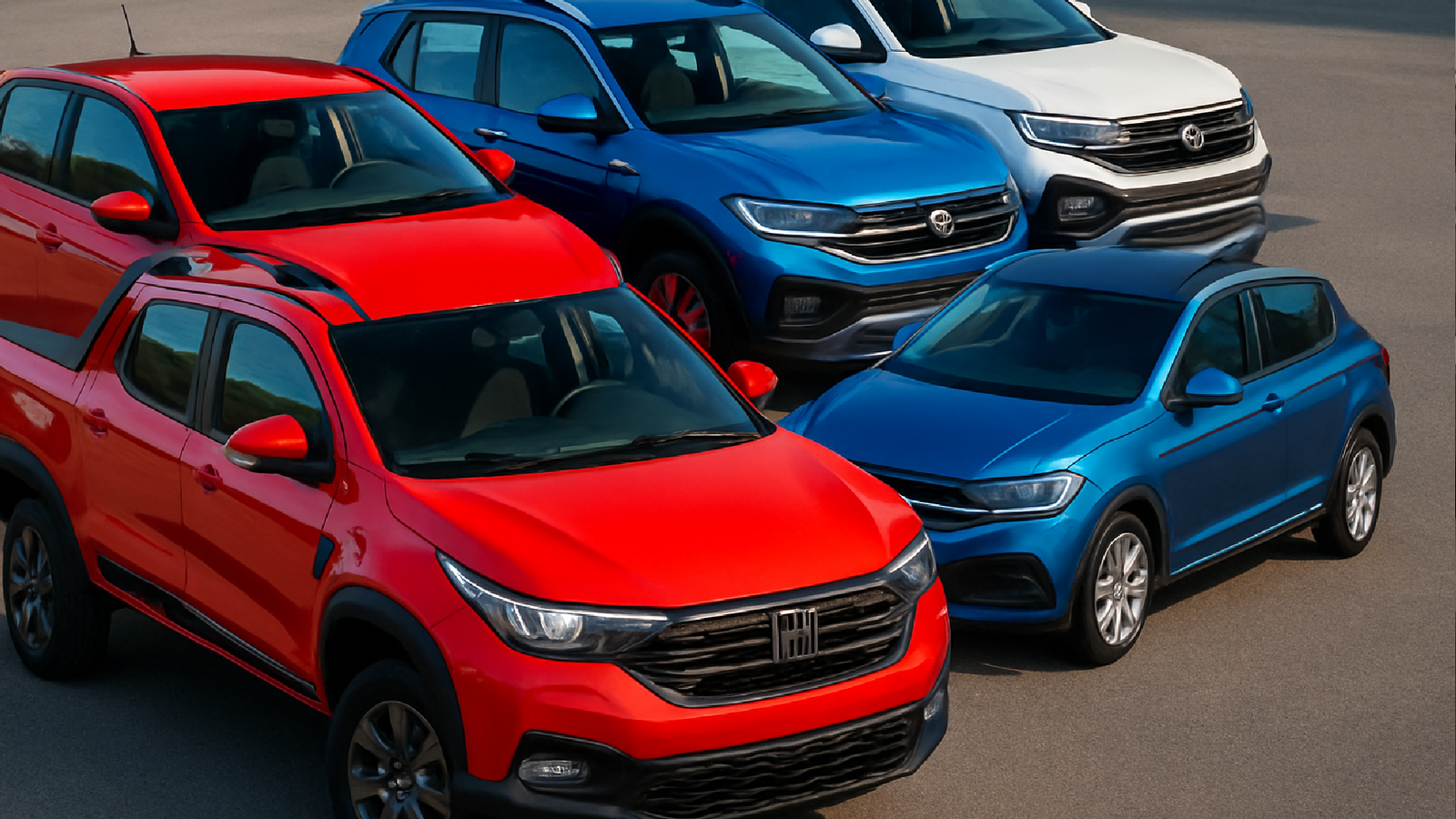 Imagem ilustrativa sobre Strada dispara e VW domina top 5: os 50 carros mais vendidos de janeiro