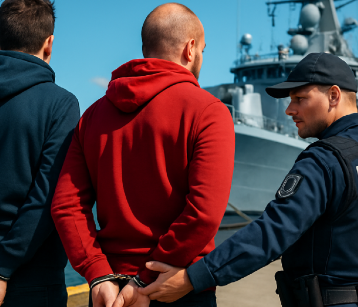 Imagem ilustrativa sobre Two arrested over attempted sabotage of German naval vessels