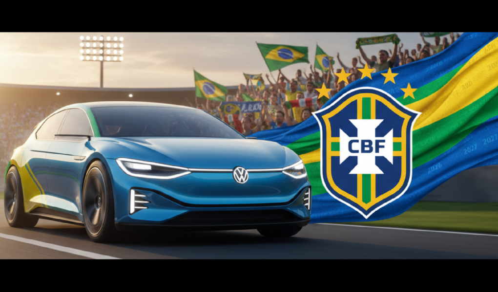 Imagem ilustrativa sobre Volkswagen vai patrocinar CBF e seleções brasileiras em 2026 e 2027