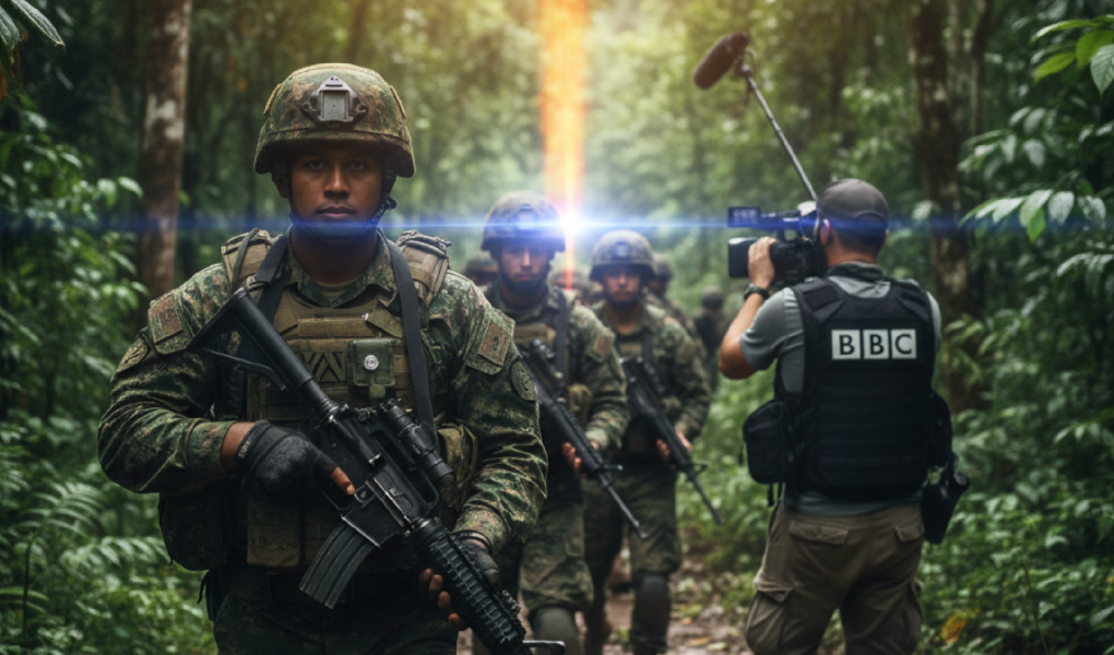 Imagem ilustrativa sobre Watch: BBC joins Colombian commandos fighting 'never-ending battle' against drug gangs