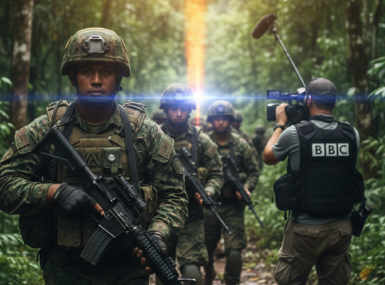 Imagem ilustrativa sobre Watch: BBC joins Colombian commandos fighting 'never-ending battle' against drug gangs