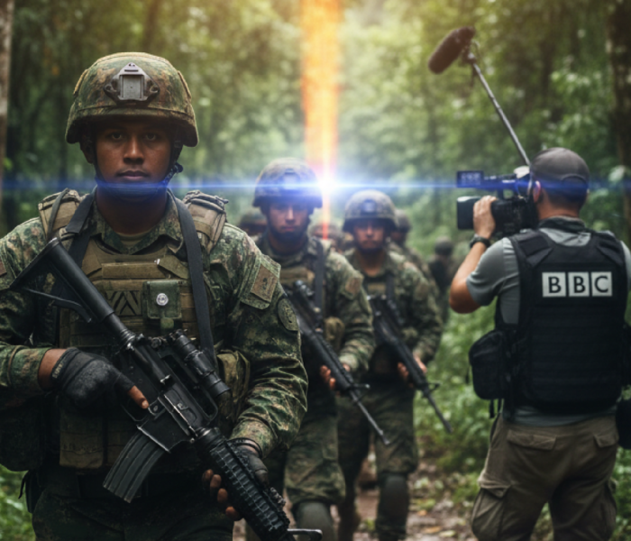 Imagem ilustrativa sobre Watch: BBC joins Colombian commandos fighting 'never-ending battle' against drug gangs