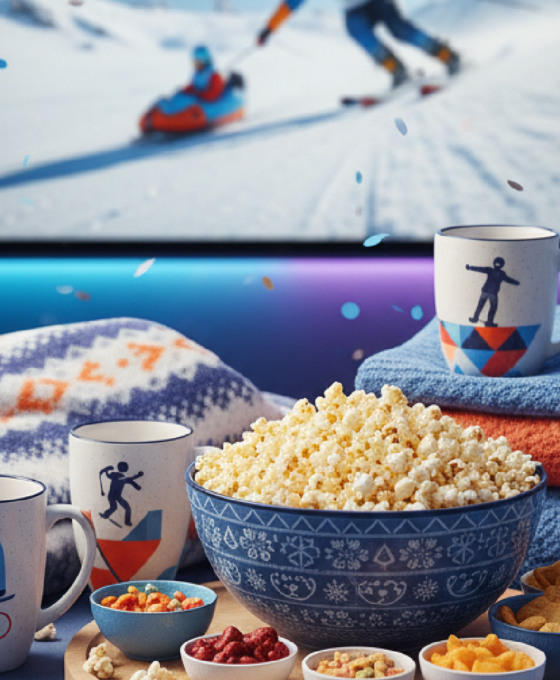 Imagem ilustrativa sobre Winter Olympics: Watch Party Gear