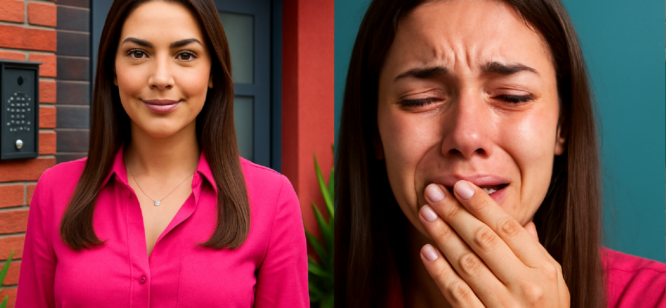 Imagem ilustrativa sobre Apresentadora do SBT alega ter sido expulsa de apartamento e chora em vídeo