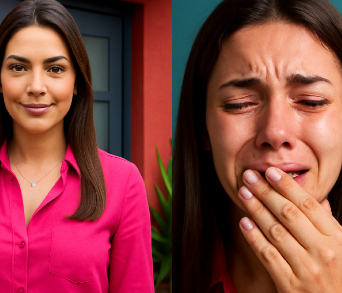 Imagem ilustrativa sobre Apresentadora do SBT alega ter sido expulsa de apartamento e chora em vídeo