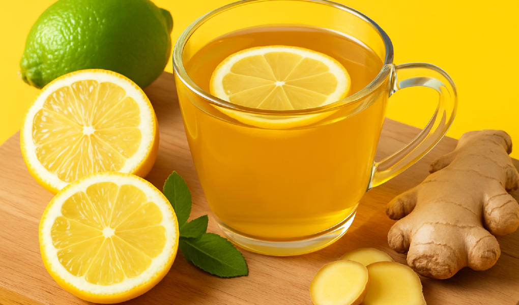 Imagem ilustrativa sobre Chá de gengibre com limão: conheça os verdadeiros benefícios