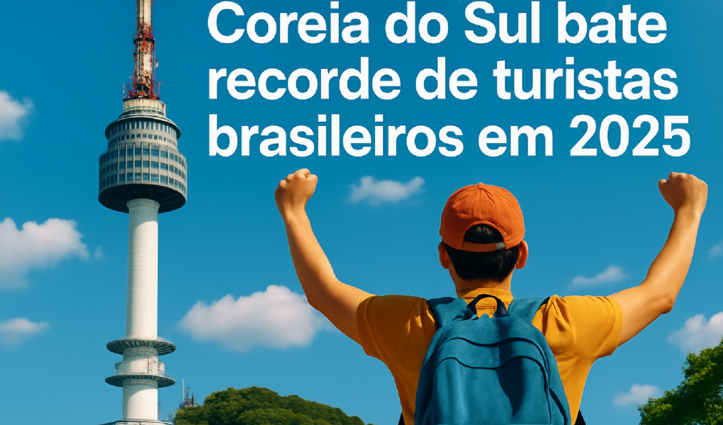 Imagem ilustrativa sobre Coreia do Sul bate recorde de turistas brasileiros em 2025