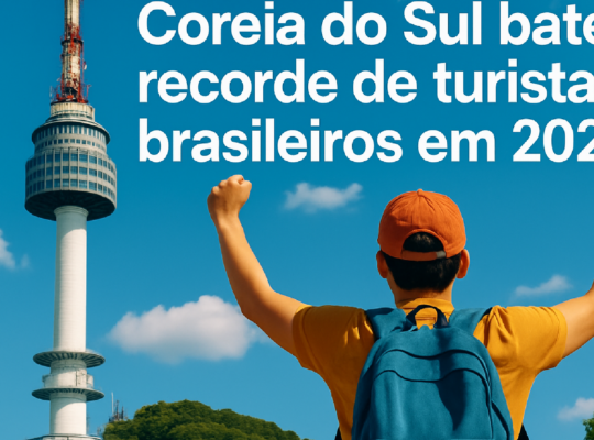 Imagem ilustrativa sobre Coreia do Sul bate recorde de turistas brasileiros em 2025