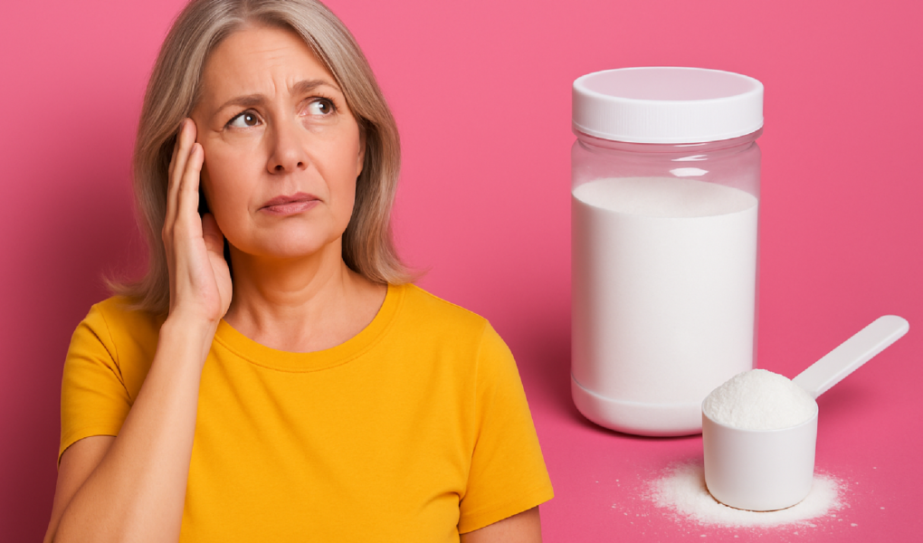 Imagem ilustrativa sobre Creatina pode melhorar sintomas da menopausa? Entenda de onde vem essa história