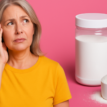 Imagem ilustrativa sobre Creatina pode melhorar sintomas da menopausa? Entenda de onde vem essa história