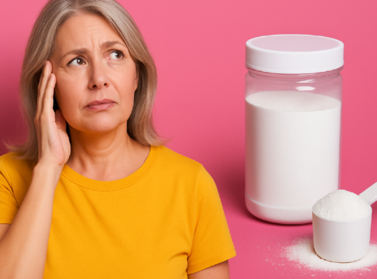 Imagem ilustrativa sobre Creatina pode melhorar sintomas da menopausa? Entenda de onde vem essa história