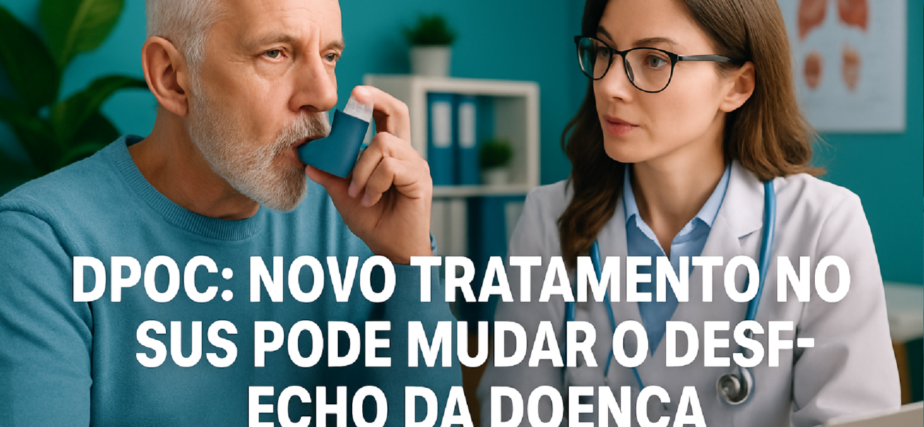 Imagem ilustrativa sobre DPOC: novo tratamento no SUS pode mudar o desfecho da doença