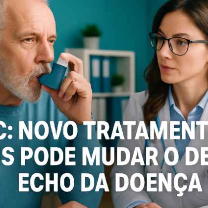 Imagem ilustrativa sobre DPOC: novo tratamento no SUS pode mudar o desfecho da doença