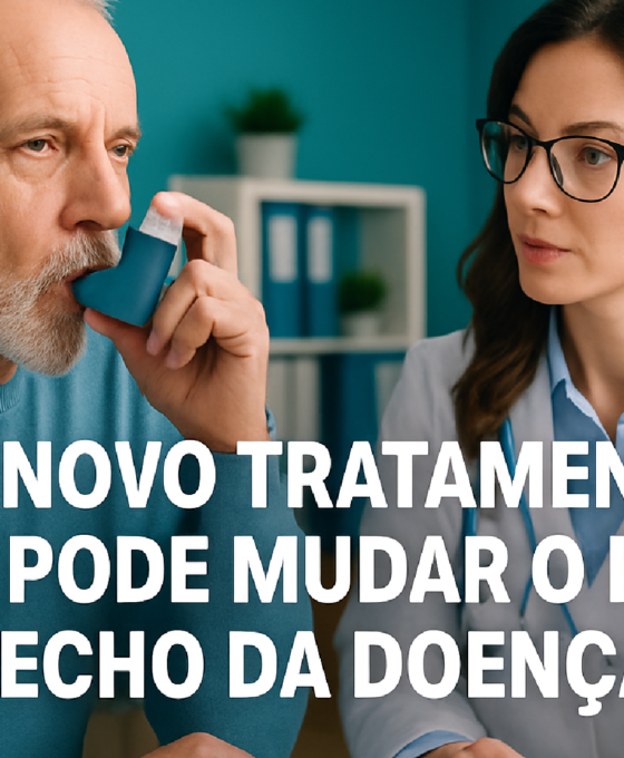 Imagem ilustrativa sobre DPOC: novo tratamento no SUS pode mudar o desfecho da doença