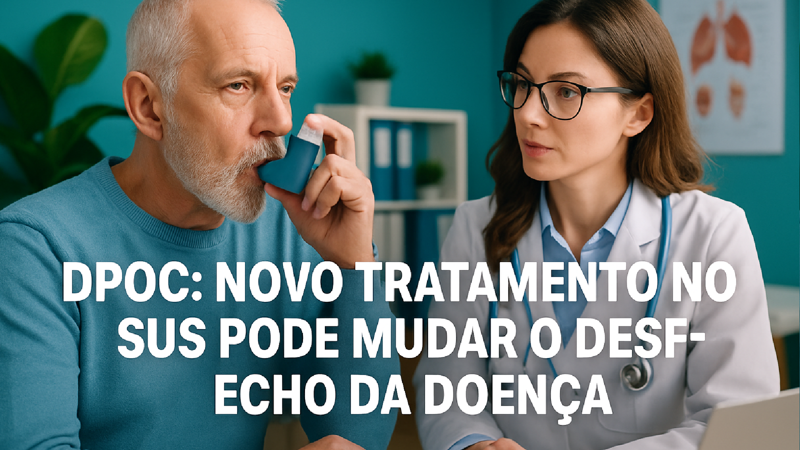 Imagem ilustrativa sobre DPOC: novo tratamento no SUS pode mudar o desfecho da doença