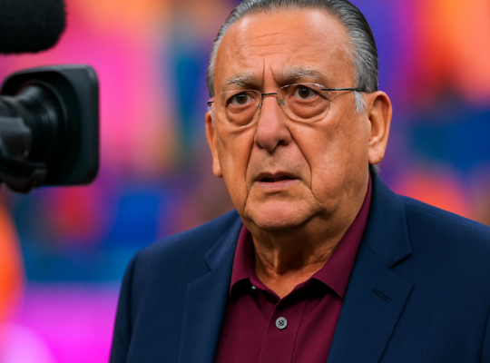 Imagem ilustrativa sobre Galvão Bueno poderá ficar fora da TV por meses em 2026