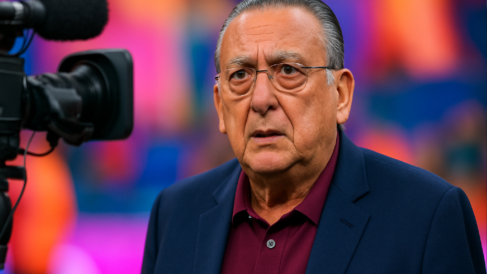 Imagem ilustrativa sobre Galvão Bueno poderá ficar fora da TV por meses em 2026