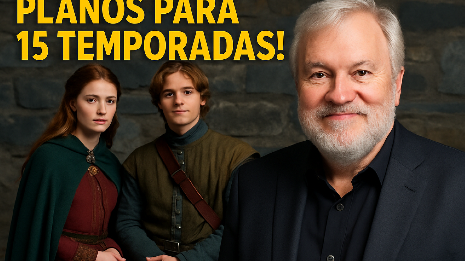Imagem ilustrativa sobre Planos para 15 temporadas! Criador de O Cavaleiro dos Sete Reinos gostaria de acompanhar a vida inte