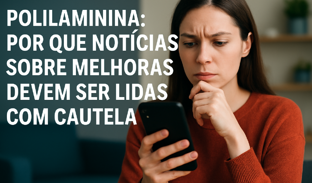 Imagem ilustrativa sobre Polilaminina: por que notícias sobre melhoras devem ser lidas com cautela