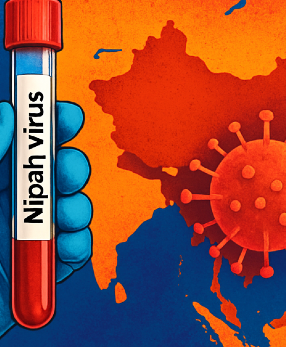 Imagem ilustrativa sobre Vírus Nipah: por que o chamado ‘novo vírus da Índia’ não é novo — e como se espalhou pela Ásia