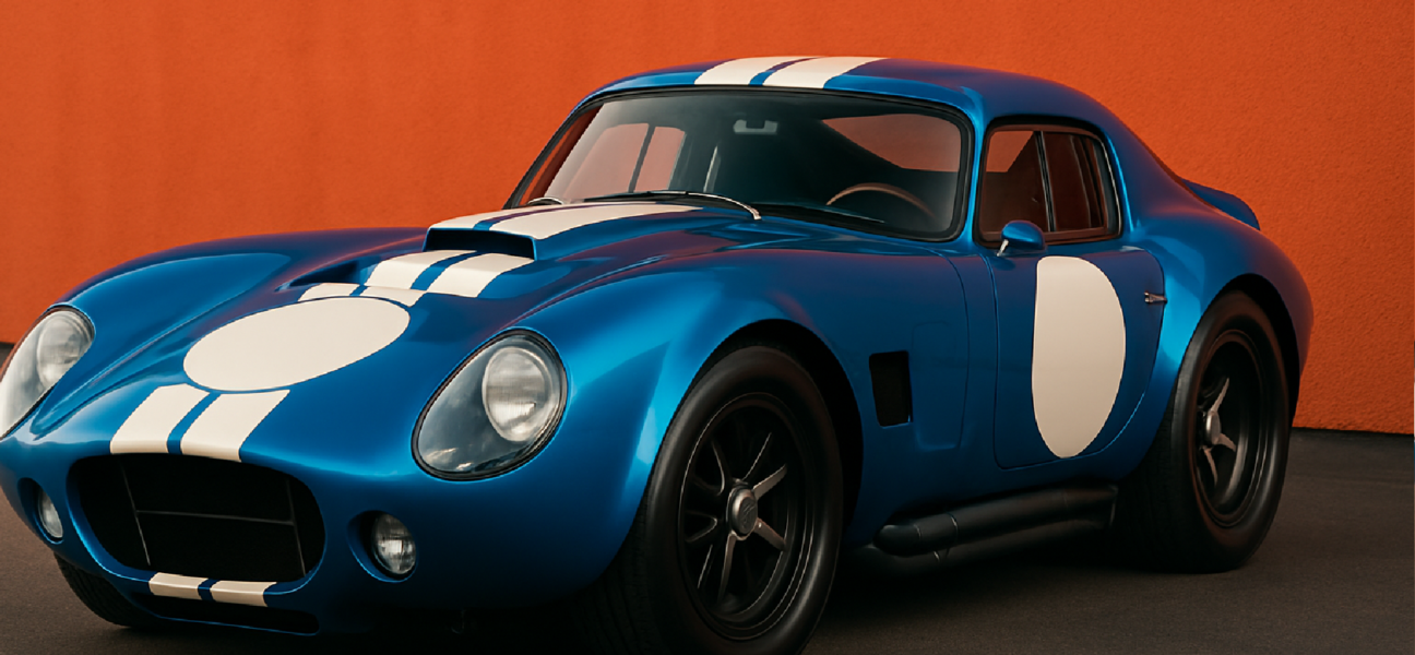 Imagem ilustrativa sobre AC Cobra ganha versão fechada com V8 de 720 cv e visual de Le Mans