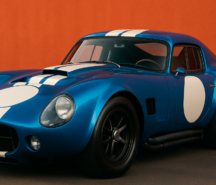 Imagem ilustrativa sobre AC Cobra ganha versão fechada com V8 de 720 cv e visual de Le Mans